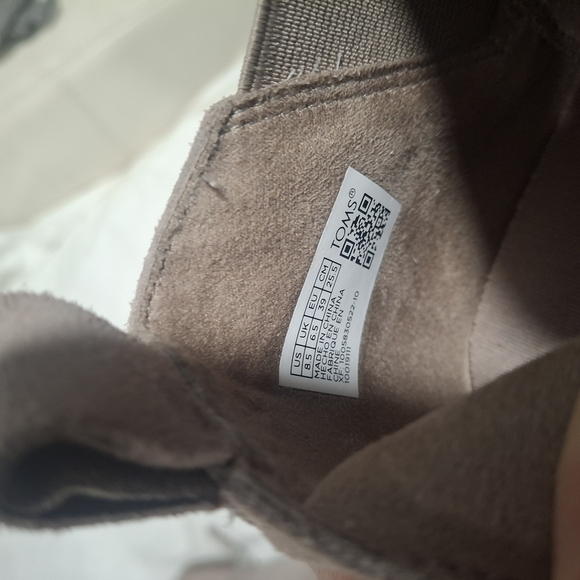 Toms Gray Ankle Boots with Elastic Panels - Picture 11 of 12